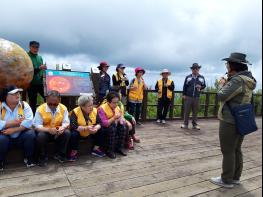 소백산국립공원북부사무소 시각장애인과 함께하는 생태관광 프로그램 운영 기사 이미지