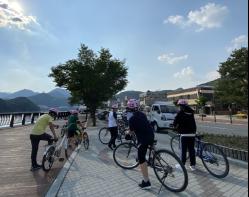 단양 제일지역아동센터,자전거 타며 코로나 블루 날려요! 기사 이미지